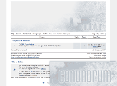 conundrum PHPBB Templates
