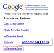 Adsense for Feeds