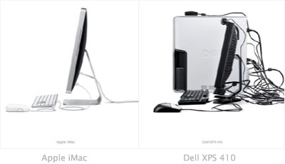 Apple iMac and Dell XPS 410