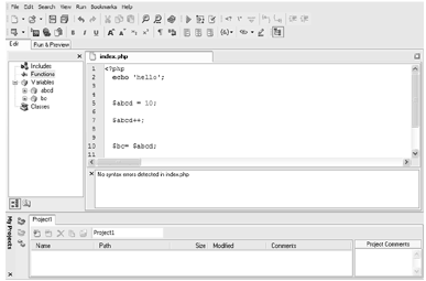 DzSoft PHP Editor