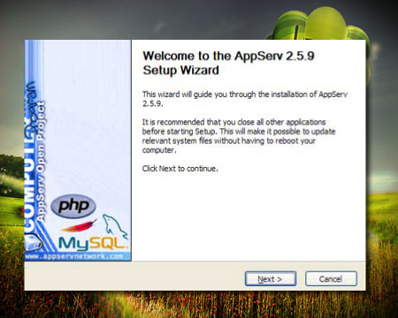 Installing Appserv 01