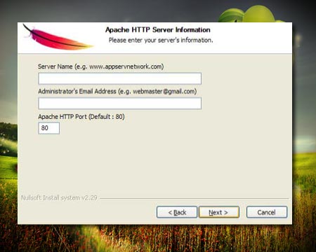 Installing Appserv 05