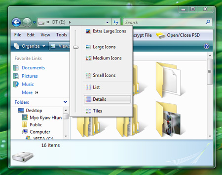 vista compare folders