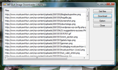 WP Bulk Image Downloader