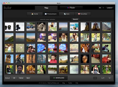 Backup your Flickr photos with Bulkr