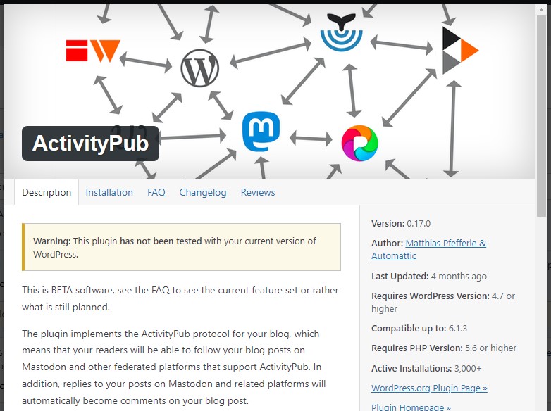 ActivityPub WordPress Plugin